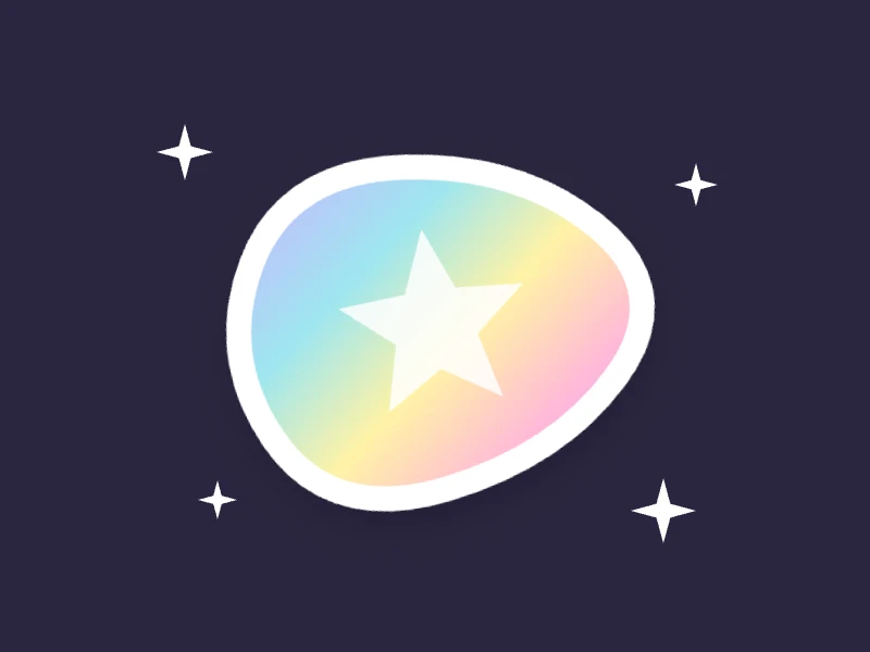 Holographic sticker