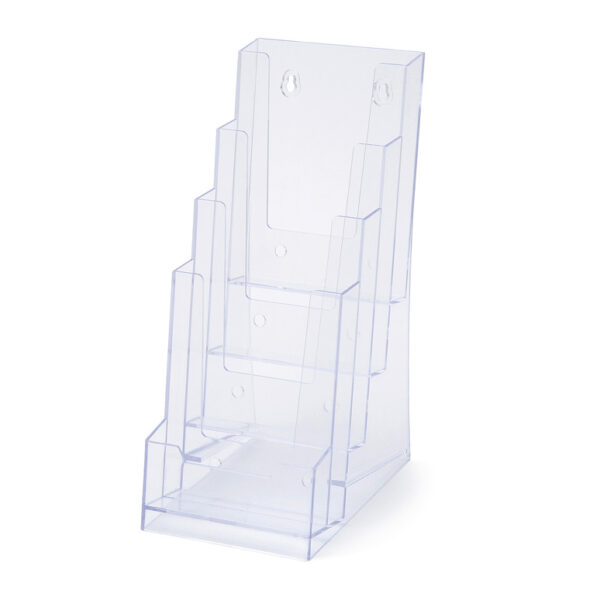 Table/wall leaflet holder DL, 4 tiers Table/wall leaflet holder DL, 4 tiers