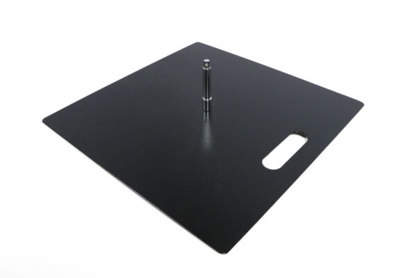Beach flag Budget steel base plate 6 kg, 17 mm rotating head Beach flag Budget steel base plate 6 kg, 17 mm rotating head