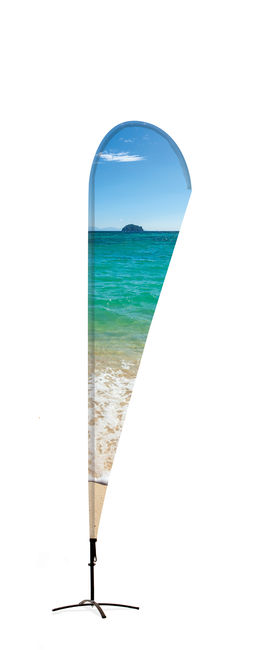 Beachflag Alu Tropfenform mit Premium-Tasche Beachflag Alu Tropfenform mit Premium-Tasche