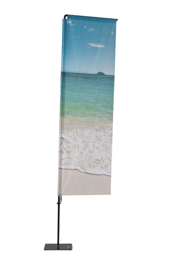 Hliníkový beach flag, obdélníkový