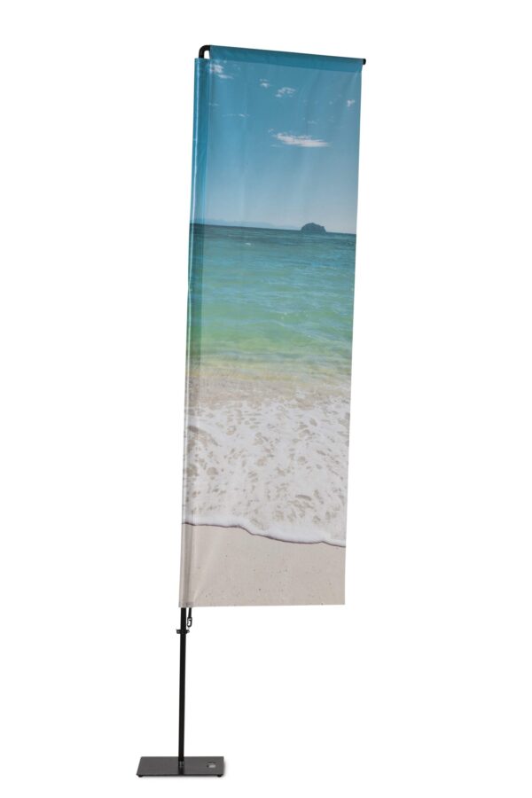 Beach flag aluminium, rectangular Beach flag aluminium, rectangular