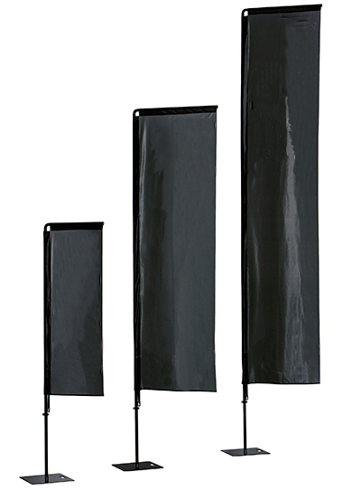 Hliníkový beach flag, obdélníkový
