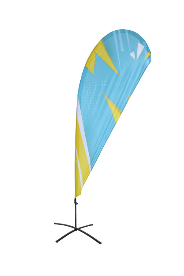 Beach flag Budget, sail and drop shape