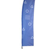 Beach flag Budget, sail and drop shape