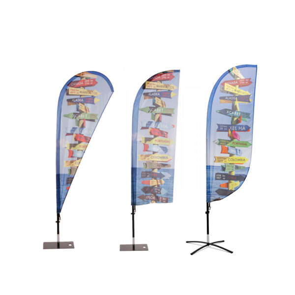 Beach flag fibreglass, sail/drop shape Beach flag fibreglass, sail/drop shape