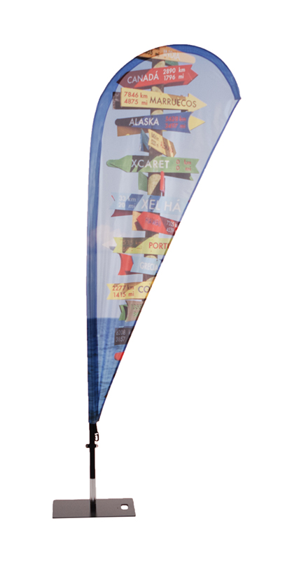 Beach flag fibreglass, sail/drop shape Beach flag fibreglass, sail/drop shape