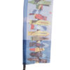 Beach flag fibreglass, sail/drop shape Beach flag fibreglass, sail/drop shape