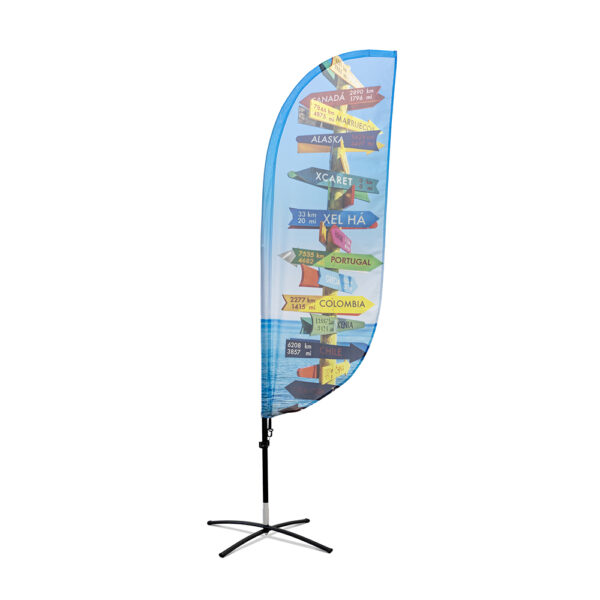 Beach flag fibreglass, sail/drop shape Beach flag fibreglass, sail/drop shape