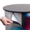 Professional round counter, black Professional round counter, black