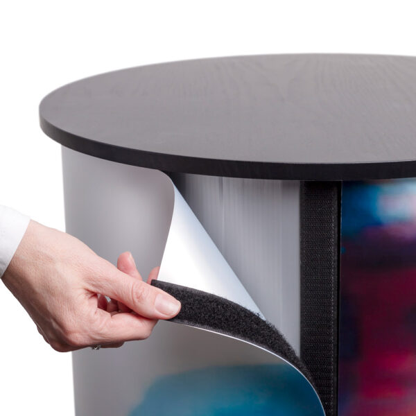 Professional round counter, black Professional round counter, black