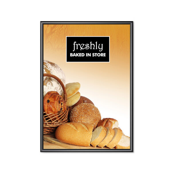 Snap frame 25 mm, black Snap frame 25 mm, black