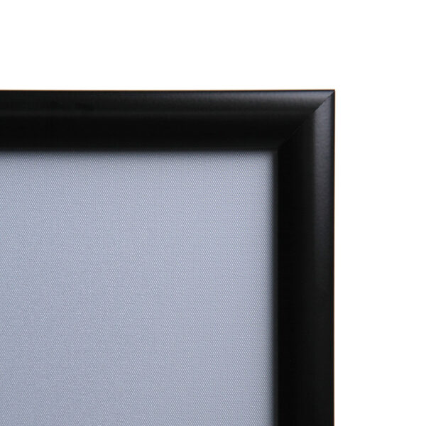 Snap frame 25 mm, black