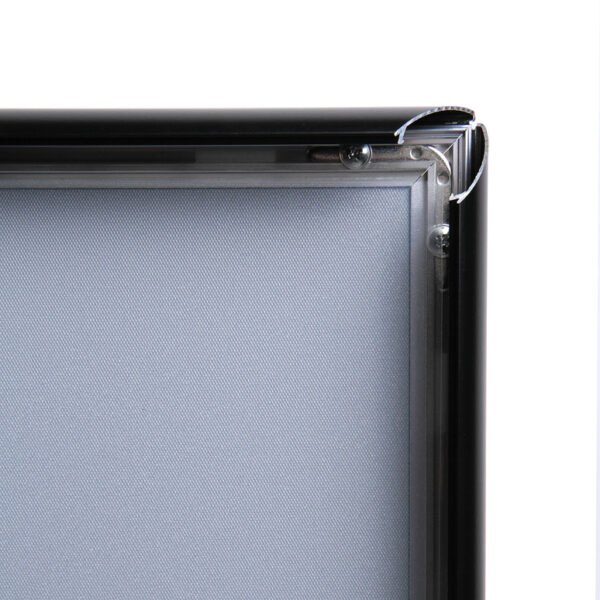 Snap frame 25 mm, black