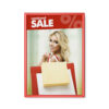 Snap frame 25 mm, RAL 3020 Snap frame 25 mm, RAL 3020