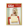 Snap frame 25 mm, gold