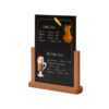 Tisch-Kreidetafel Holz, Teak Tisch-Kreidetafel Holz, Teak