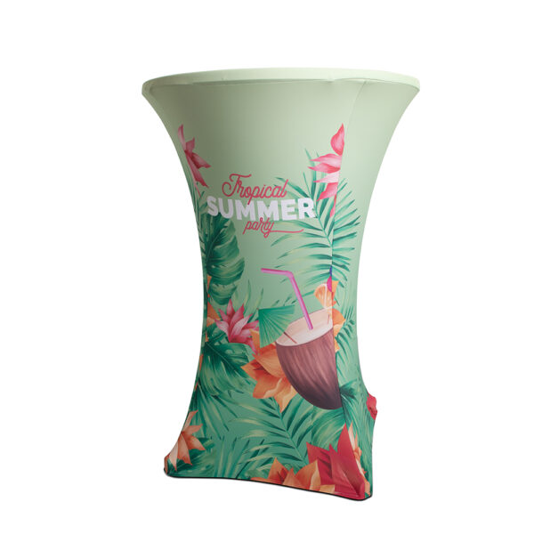 Custom printed cocktail table cover