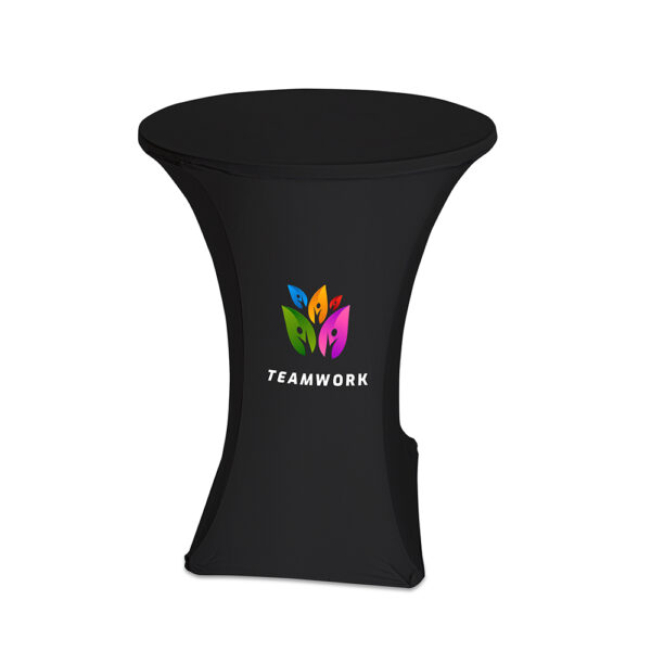 Custom printed cocktail table cover