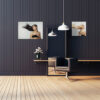 Fabric frame Elegant, black