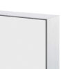Wall-mounted textile light frame, 75 mm profile, LED Wall-mounted textile light frame, 75 mm profile, LED