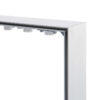 Wall-mounted textile light frame, 75 mm profile, LED Wall-mounted textile light frame, 75 mm profile, LED