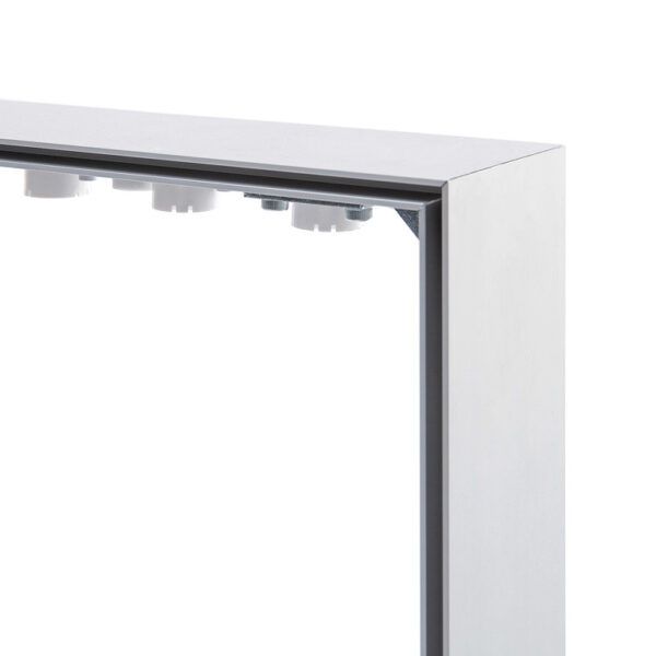 Wall-mounted textile light frame, 75 mm profile, LED Wall-mounted textile light frame, 75 mm profile, LED
