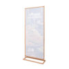 Rustic wooden banner stand, 85 × 200 cm Rustic wooden banner stand, 85 × 200 cm