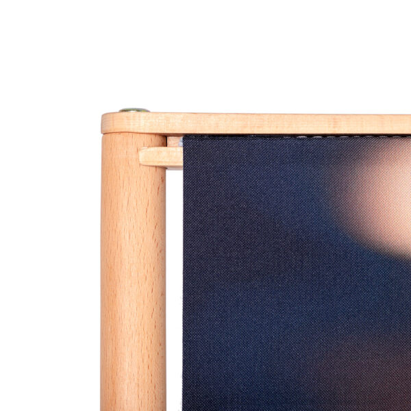 Rustic wooden banner stand, 85 × 200 cm Rustic wooden banner stand, 85 × 200 cm