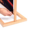 Rustic wooden banner stand, 85 × 200 cm Rustic wooden banner stand, 85 × 200 cm