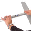Zipper textile wall, straight, Basic