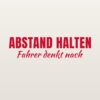 Autoaufkleber „Abstand halten – Fahrer denkt nach“ Autoaufkleber „Abstand halten – Fahrer denkt nach“