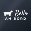 Autoaufkleber „Hund an Bord mit Namen und Rasse“ Autoaufkleber „Hund an Bord mit Namen und Rasse“