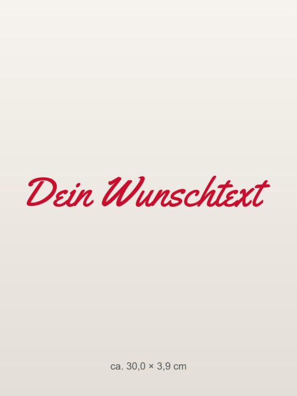 Autoaufkleber „Wunschtext – eigener Schriftzug“ Autoaufkleber „Wunschtext – eigener Schriftzug“