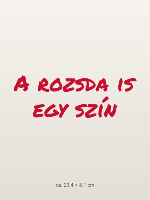 Autómatrica A rozsda is egy szín – piros fólia világos fényezésen