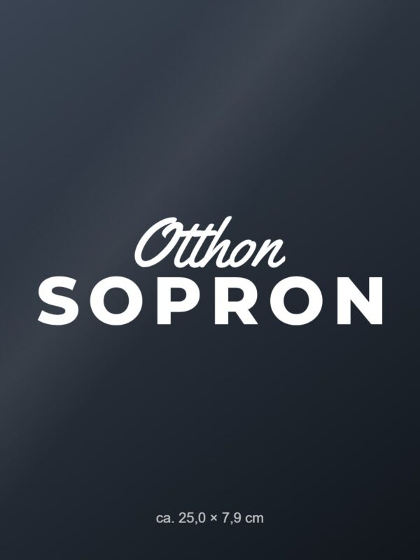 Autómatrica Otthon – irányítószámmal vagy településsel – fehér fólia sötét üvegen Autómatrica Otthon – irányítószámmal vagy településsel – fehér fólia sötét üvegen