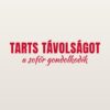 Autómatrica Tarts távolságot – a sofőr gondolkodik – piros fólia világos fényezésen