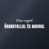 Autómatrica Úton őrangyallal és navival – fehér fólia sötét üvegen Autómatrica Úton őrangyallal és navival – fehér fólia sötét üvegen
