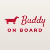 Car sticker “Dog on board with name and breed”