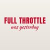 Car sticker “Full throttle was yesterday”