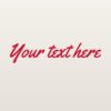 Car sticker “Your own text – custom lettering” Car sticker “Your own text – custom lettering”
