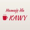 Naklejka na auto Hamuję dla kawy – czerwona folia na jasnym lakierze Naklejka na auto Hamuję dla kawy – czerwona folia na jasnym lakierze