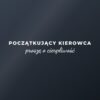 Naklejka na auto Początkujący kierowca – proszę o cierpliwość – biała folia na ciemnej szybie Naklejka na auto Początkujący kierowca – proszę o cierpliwość – biała folia na ciemnej szybie