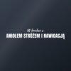Naklejka na auto „W drodze z aniołem stróżem i nawigacją”