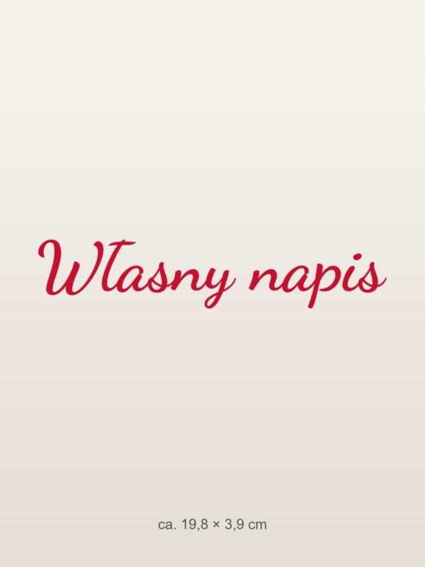 Naklejka na auto „Własny tekst – napis na zamówienie” Naklejka na auto „Własny tekst – napis na zamówienie”