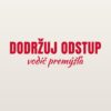 Nálepka na auto „Dodržuj odstup – vodič premýšľa“ Nálepka na auto „Dodržuj odstup – vodič premýšľa“