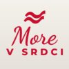 Nálepka na auto „More v srdci“ Nálepka na auto „More v srdci“