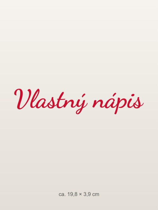 Nálepka na auto „Vlastný text – nápis na želanie“ Nálepka na auto „Vlastný text – nápis na želanie“
