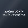 Nálepka na auto „Začiatočník – prosím o trpezlivosť“ Nálepka na auto „Začiatočník – prosím o trpezlivosť“