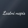 Nalepka za avto Lastno besedilo – napis po želji – bela folija na temnem steklu Nalepka za avto Lastno besedilo – napis po želji – bela folija na temnem steklu